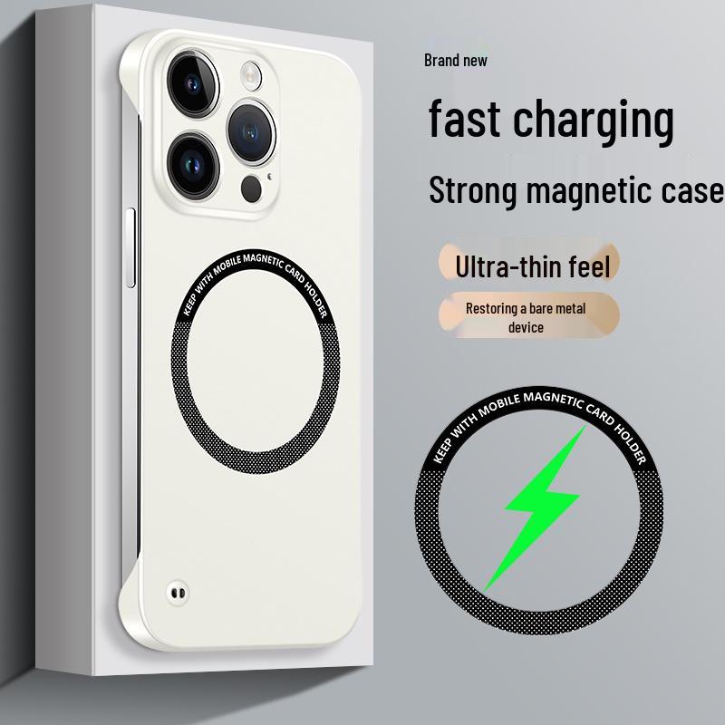 Ανθεκτική Μαγνητική Θήκη Magsafe Χωρίς Πλαίσιο για iPhone 17 Pro Max με Προστασία από Πτώσεις
