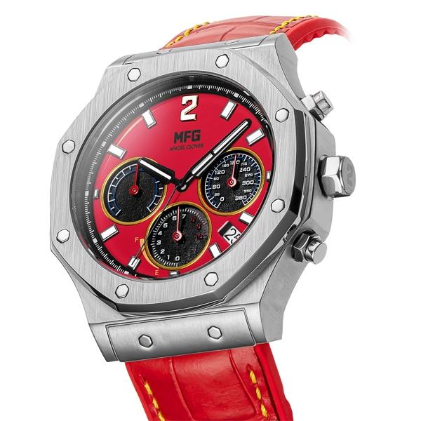 Angel Clover MF Ghost Collaboration Exventure Solar EVS43MFG-FR Wrist Watch