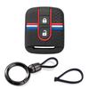 for Nissan qashqai j10 tiida note X-Trail T-31 Pathfinder navara Primera silicone car key case remote key holder cover chain