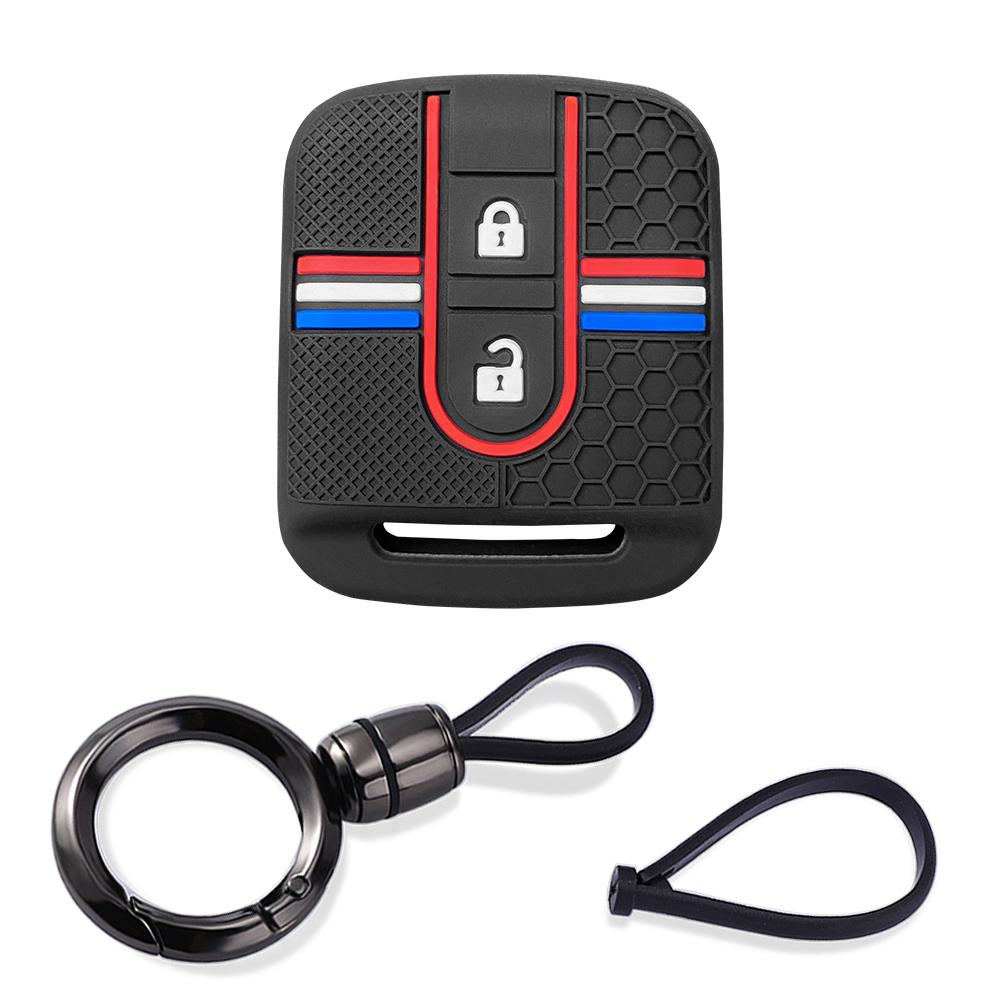 for Nissan qashqai j10 tiida note X-Trail T-31 Pathfinder navara Primera silicone car key case remote key holder cover chain