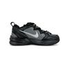 Nike Air Monarch 4 Slip Resistant, Abrasion Resistant, Lightweight Low Top Chunky Sneakers Unisex Black Gray 415445-001(Team502-)