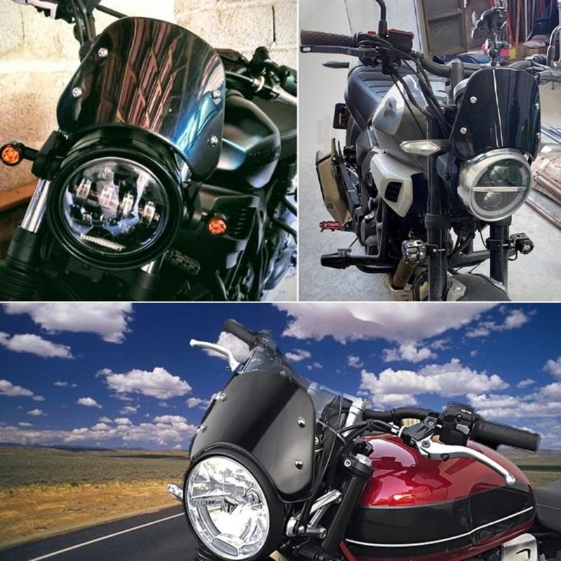 Motorcycle Windscreen Front Windscreen Motorbike Modification Accessories Deflector Windshield Replacement Parts
