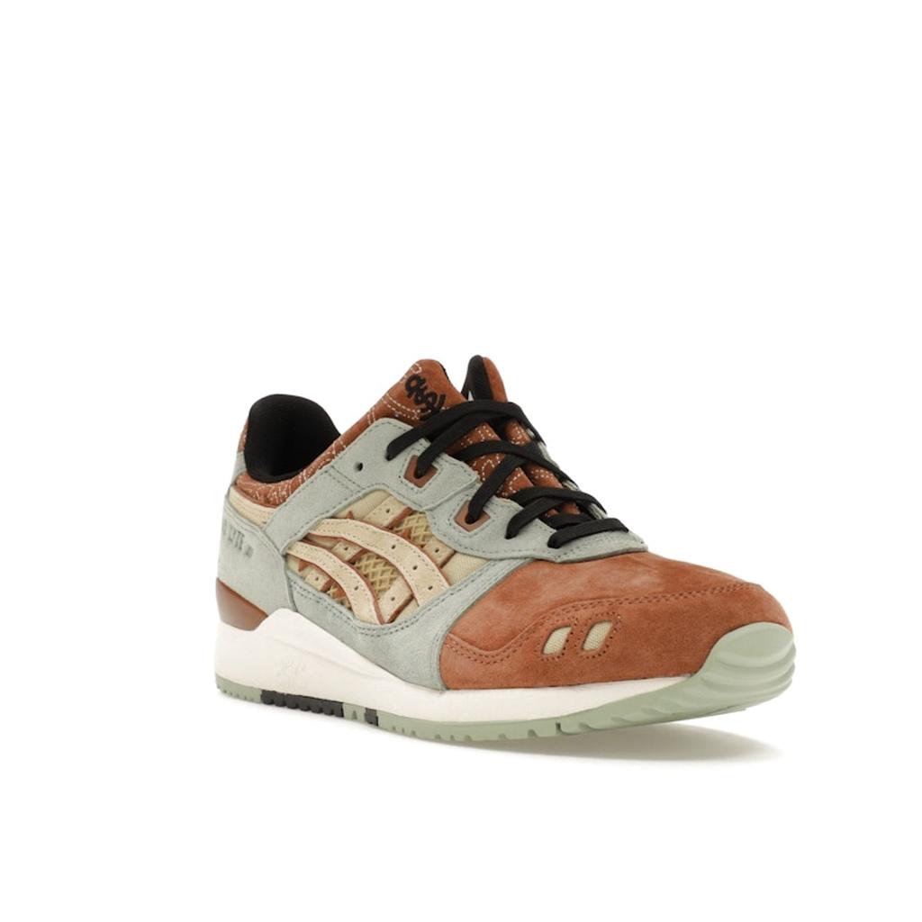 COSTS X ASICS Gel Lyte 3 OG Cane Vine Men Sneakers Brown Pea-Green 1201A937-200