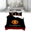 Manchester United Bedding Set With Soft Polyester Fabric For Fans Bedroom Decor