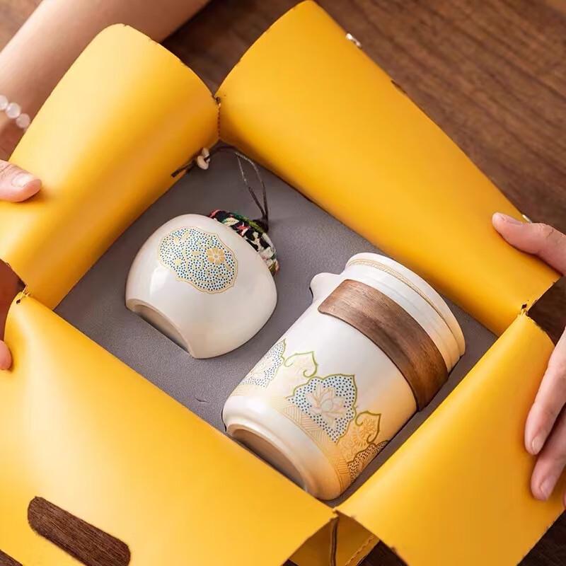 Haofeng Portable Ceramic Tea Set