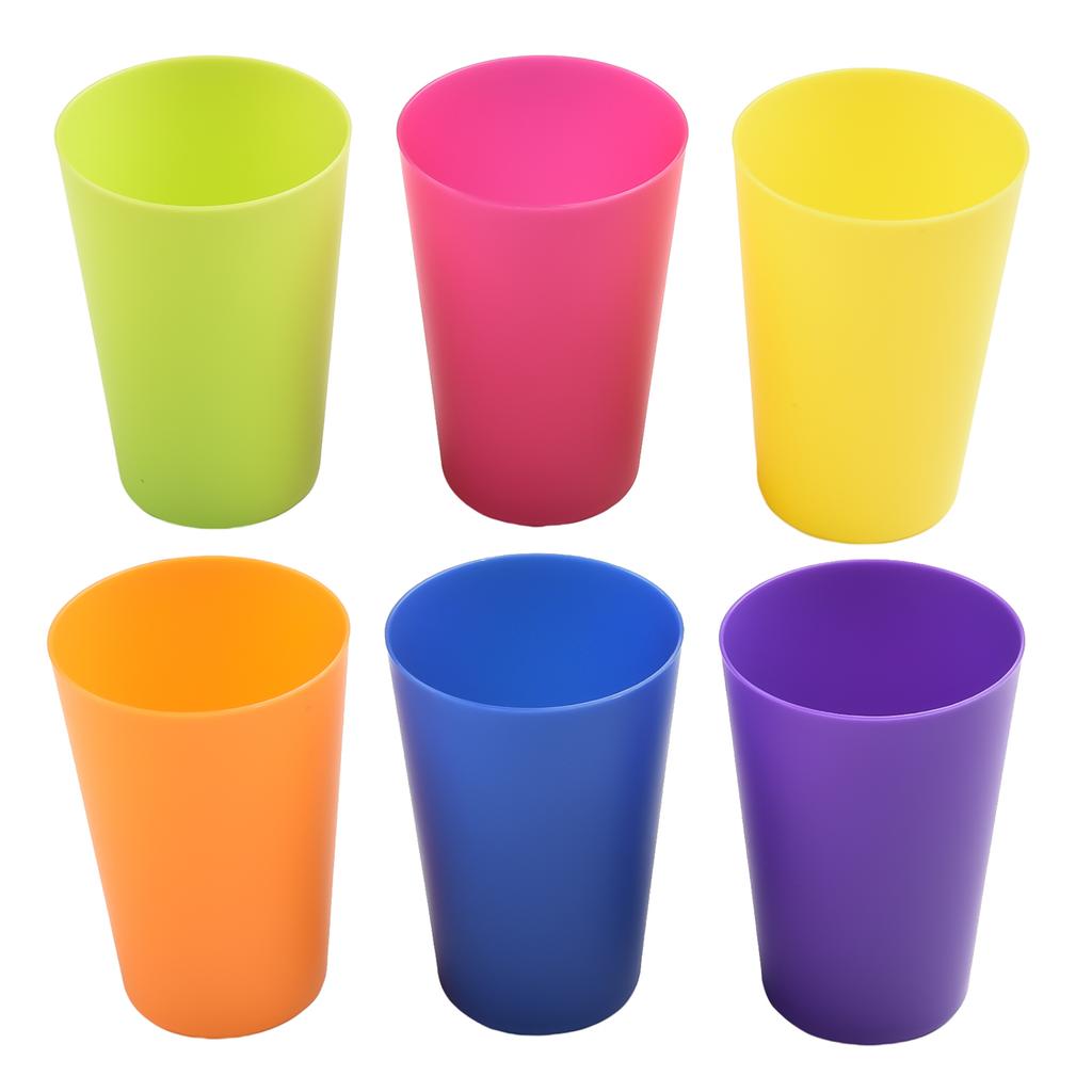 6*6*8.7cm Colourful Cups For Juice Coffee Lightweight Multipurpose