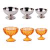 Stainless Steel Ice Cream Cups Dessert Bowls for Ice Cream Smoothies Custards Salads Mousse Snack Serving Portable Stackable Kitchenware