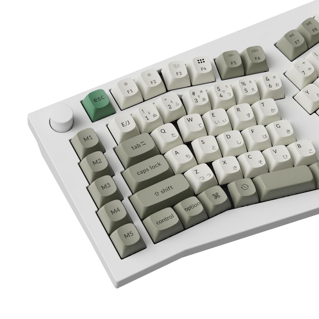 Keychron shell Gatetron Jupiter mechanical brown switches JIS RGB keyboard, white, (hot-swappable), 2.4GHz/Bluetooth 5.1/wired connection, layout,