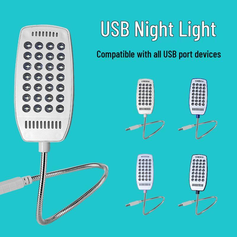 Yushuo USB LED Desk Lamp - Portable, Energy-Saving Night and Reading Light
