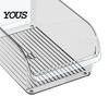 Kitchen Fridge Storage Solution Refrigerator Box, Large Opening Design Transparent Bin, Box Food-Grade Crisper for Cabinet Pantry Organization Rack