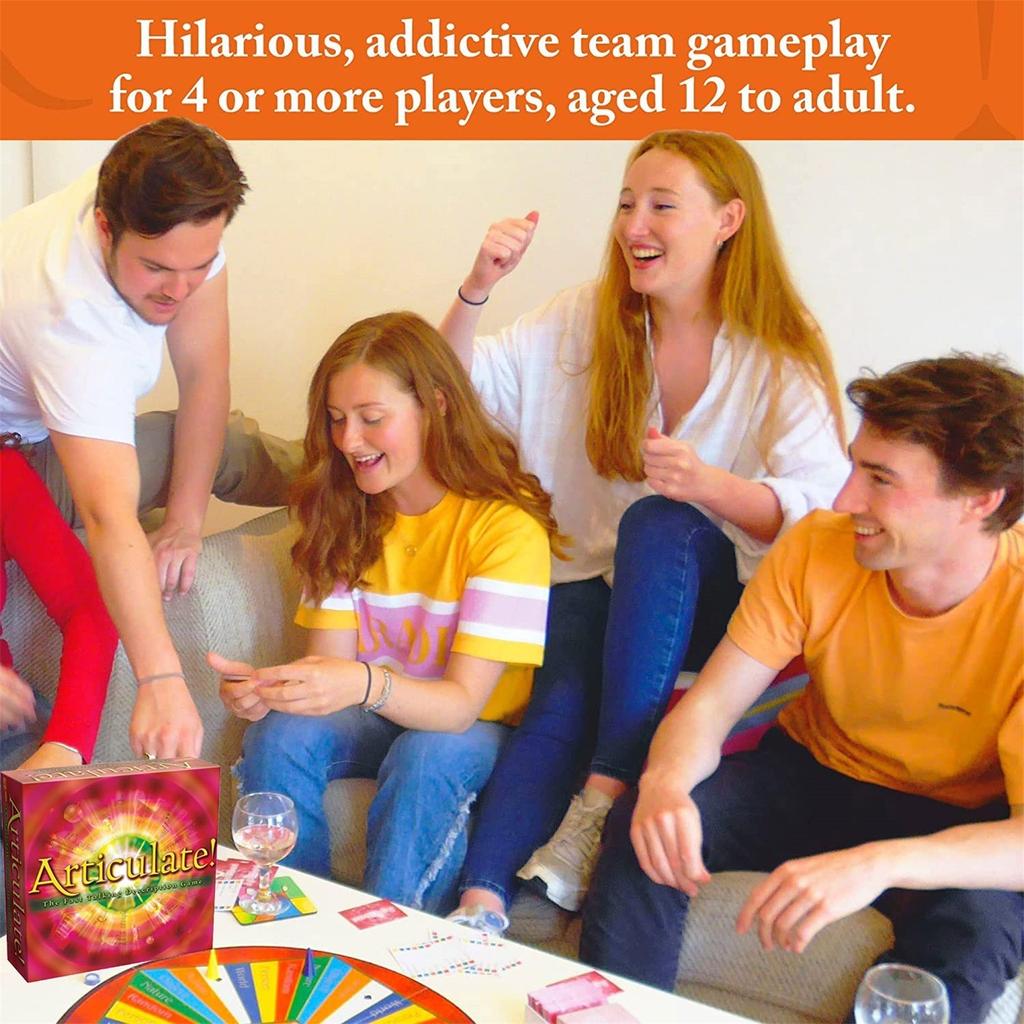 Phrases Family Board Game - The Fast Talking Description Game | Party & Family Games For Adults & Children From 12 Years Old Multicolour