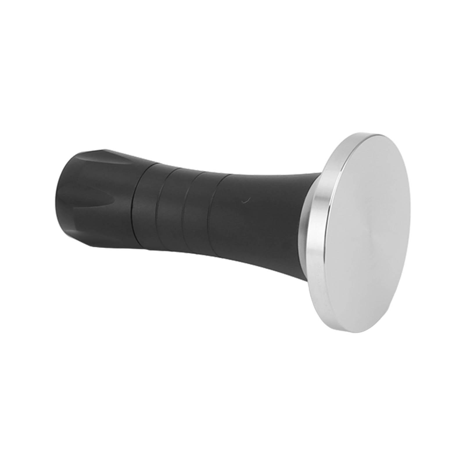 Coffee Tamper Stirrer Kit Distribution Tool Set 2 in 1 Hand Presser for Home Black 53mm / 2.09in