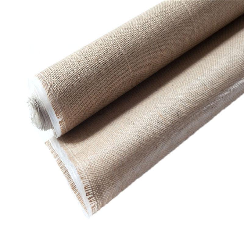 2025 Natural Burlap Fabric Roll Heavy Weight 100% Jute Fabric for Bags