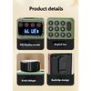 Mini Digital FM Radio HD Display 76-108mhz Radios Wireless Bluetooth 5.3 Speaker Portable Voice Amplifier with TF Card USB Slot