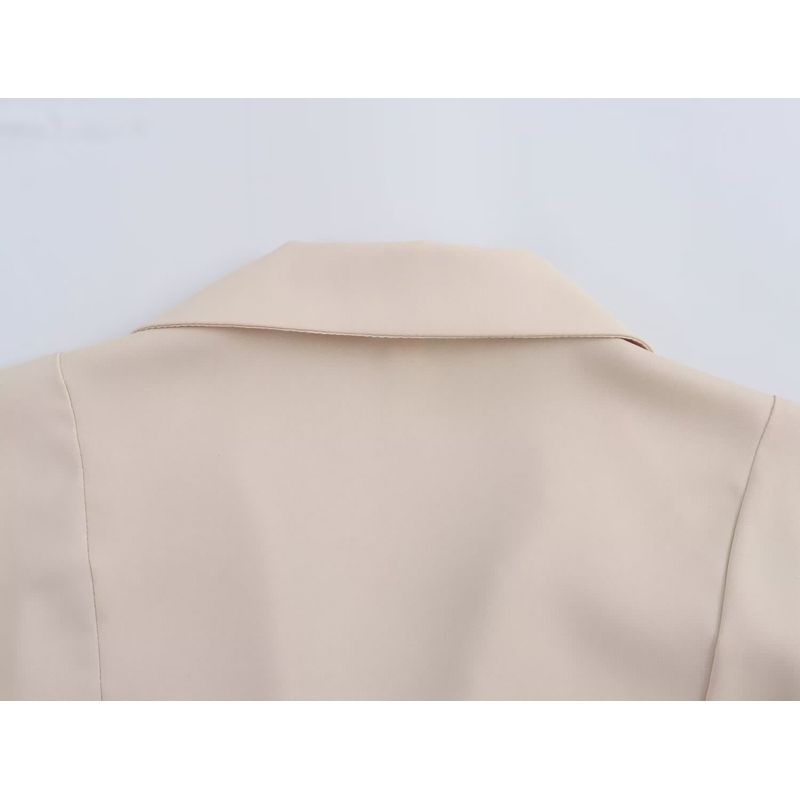 Kaslead New Arrival Women's Fashion Style Fashion Short Suit Outwear Pleated Skirt Suit