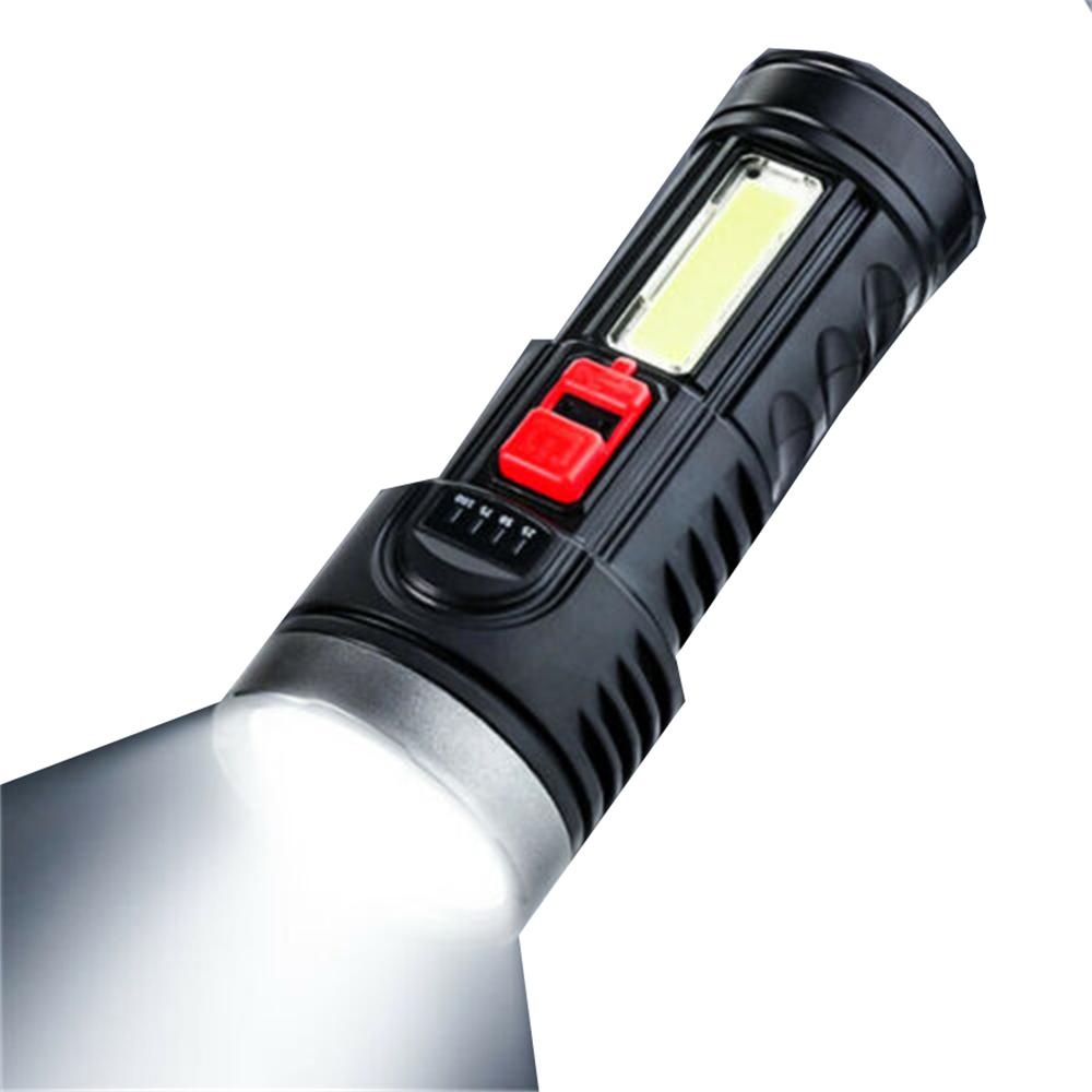 10000000LM USB Rechargeable LED Tactical Flashlight, 4 Light Modes