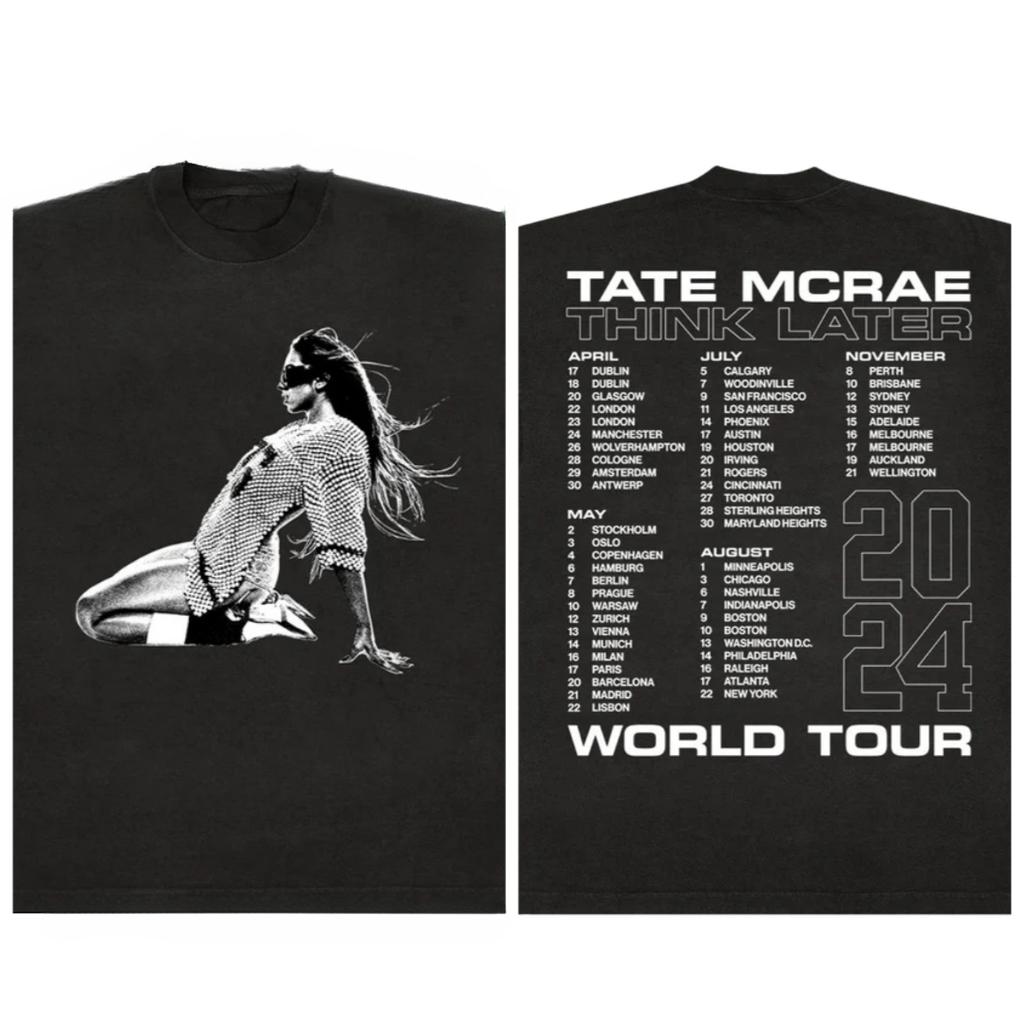 2025 Men Summer100% Cotton T-shirts Sportswear T8 Mcrae X Lando Street Singer Tee Fashion Trend Comfortable T-shirt