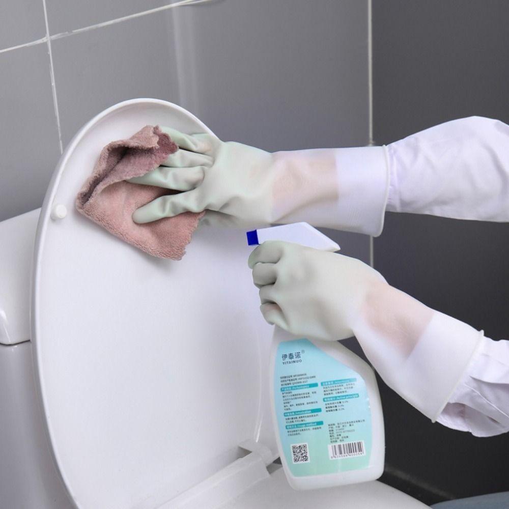 Elastic Kitchen Dishwashing Housework Rubber Gloves Silicone Gloves Cleaning Tool Cleaning Gloves