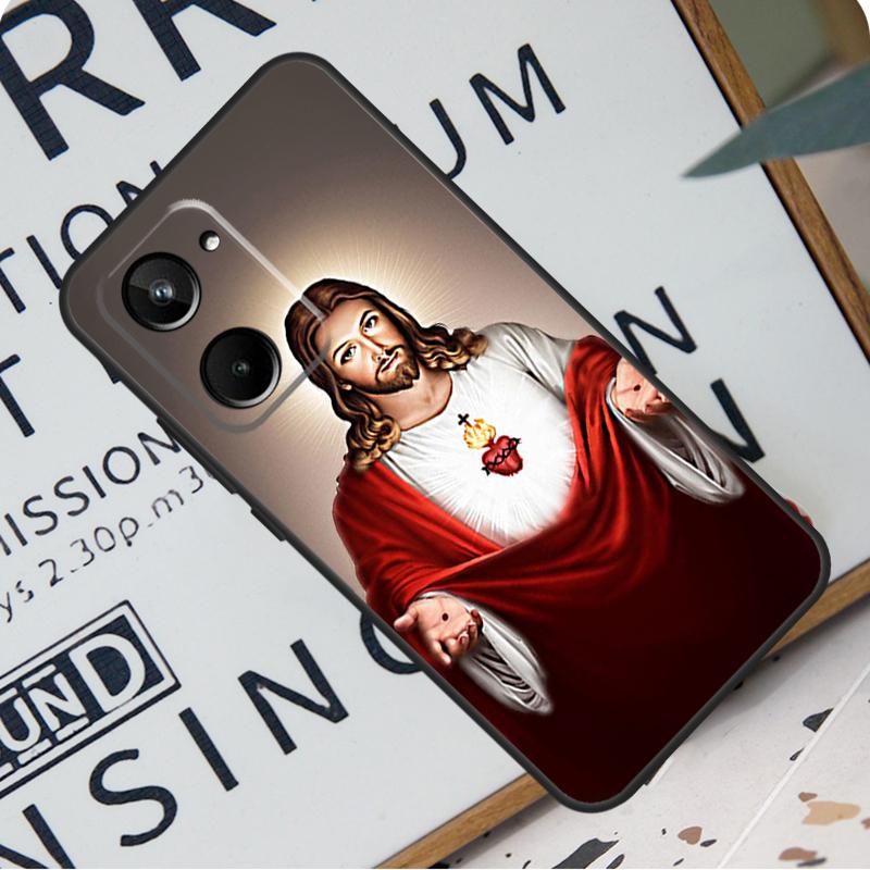 Christian Jesus For Realme C55 C53 C67 GT Neo 5 6 9 10 11 12 Pro Plus C11 C25 C21Y C30 C31 C33 C35 C51 Case