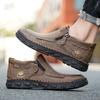 Handmade Split Leather Boots Men Shoes Comfortable Ankle Boots For Men Casual Shoes Large Size Tooling Shoes