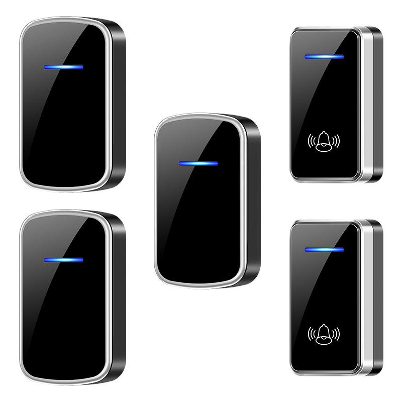 Wireless Doorbell for Home: Battery & DC Powered, No Plug-in, Supports Multiple Callers.
