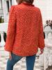Women's Winter Skeleton Bubble Sleeve  Long Sleeve Blouse Top