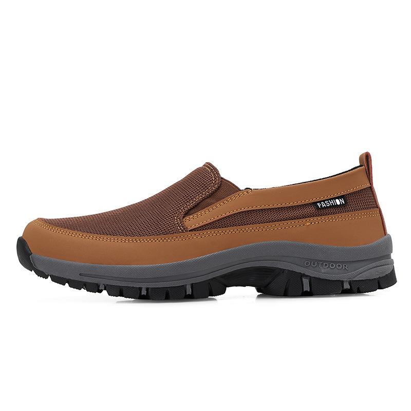 New cloth shoes men's spring and summer soft-soled casual sports men's shoes medium walking shoes