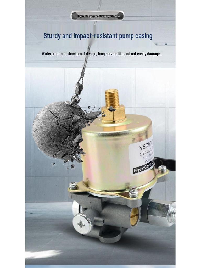 Japanese Style Electromagnetic Oil Pump for Methanol/White Oil/VSC63A5 VSC90A5 Vegetable Oil Injection Stove
