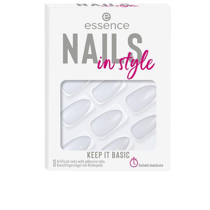 NAILS IN STYLE Ongles Artificiels #15-keep It Basic 12 U