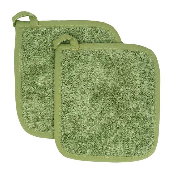 2 Stück Backhandschuhe, atmungsaktiv, verbrühungshemmend, rutschfeste Topflappen aus Baumwolle, Ofenhandschuhe für den täglichen Gebrauch