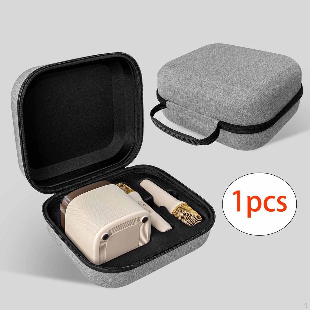 And Speaker Storage Case, Multi-Purpose Heavy Duty Carrying Case with Handle, Portable Travel
