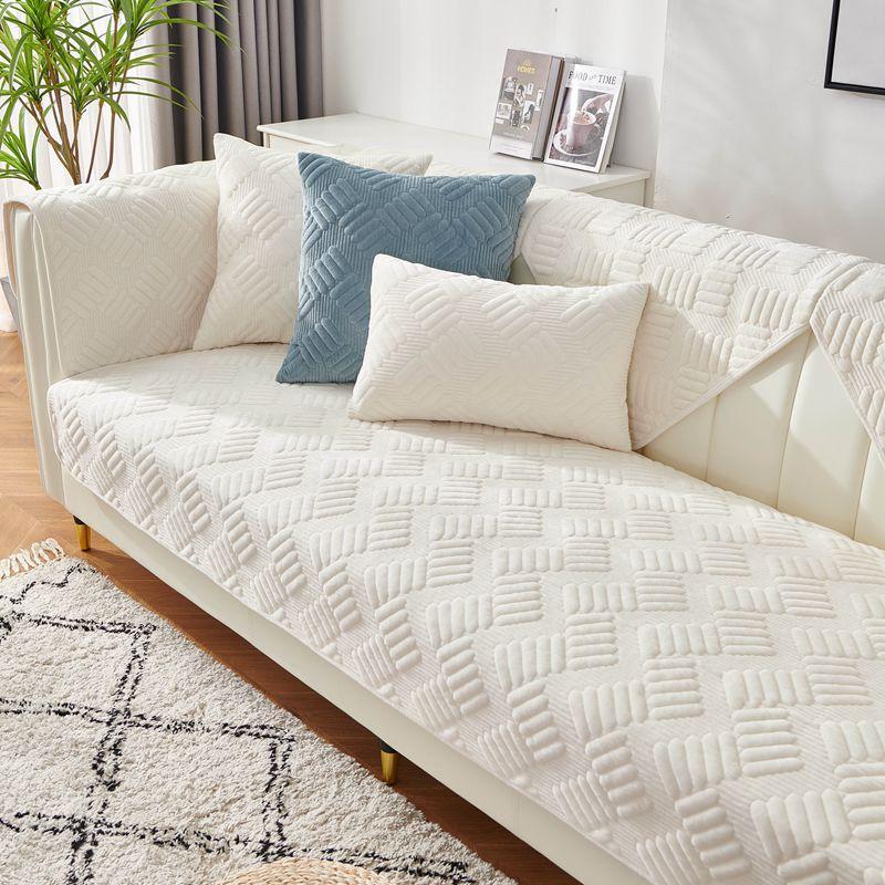 1 buc Husa de canapea Four Seasons Anti-alunecare Prosop de canapea Culoarea cafelei Piele General Plus Spătar Cotieră Husă Transport gratuit