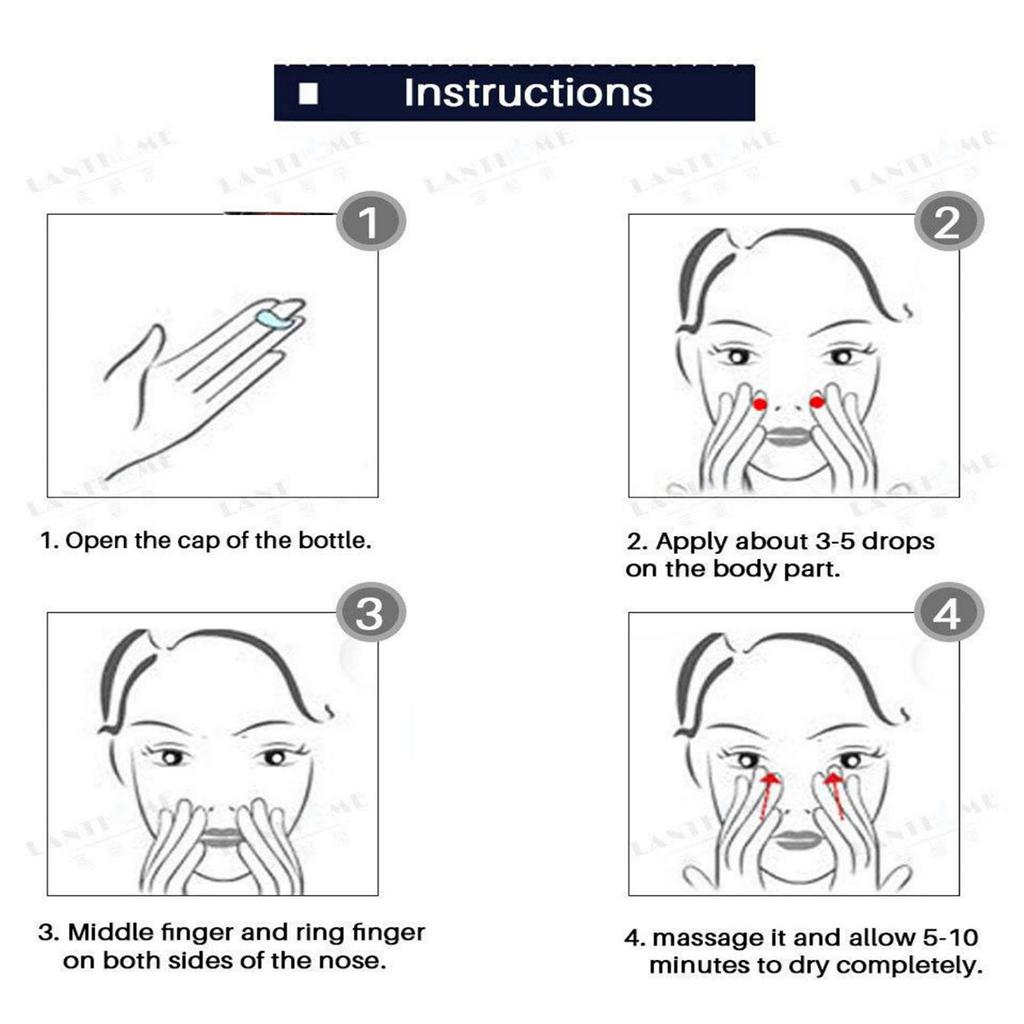Stahující krása Masážní péče pro tvarování nosu Esenciální oleje pro redukci úzkého tenkého nosu Lift Up krém Levandulový olej