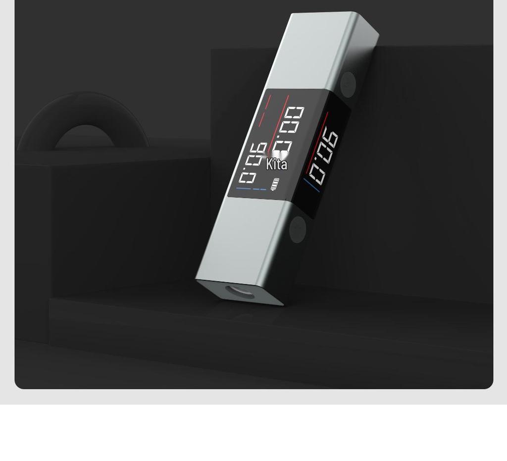 Duke LI1 Handheld Laser Line Projector - Precision LED Screen Angle Ruler for Renovation Engineers