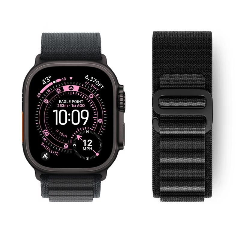 Alpine Loop Band for Apple Watch Ultra 3 Strap 49mm 46mm 42mm 44mm 40mm Trail Loop Bracelet Correa iWatch Series 11 10 9 8 SE3