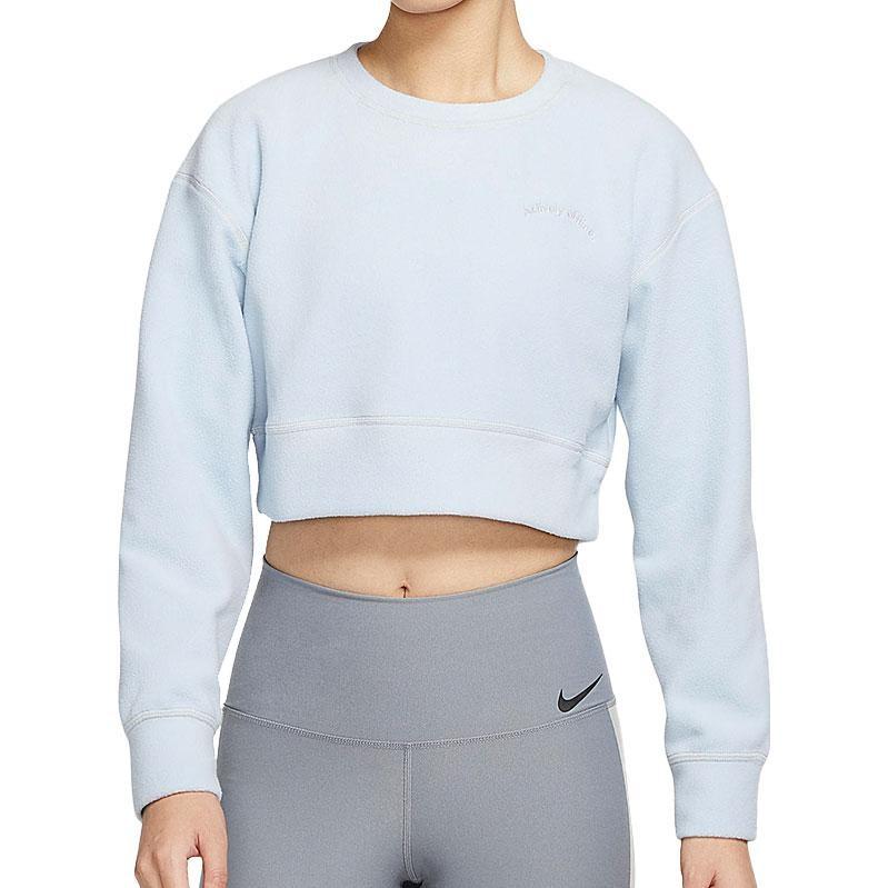 Nike Sweatshirts Women's Blue Crew Neck Moderate Regular DO6965-418
