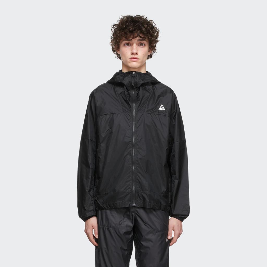 Nike ACG Cinder Cone Solid Zip Hooded Jacket Men Outerwear Black DB0979-013