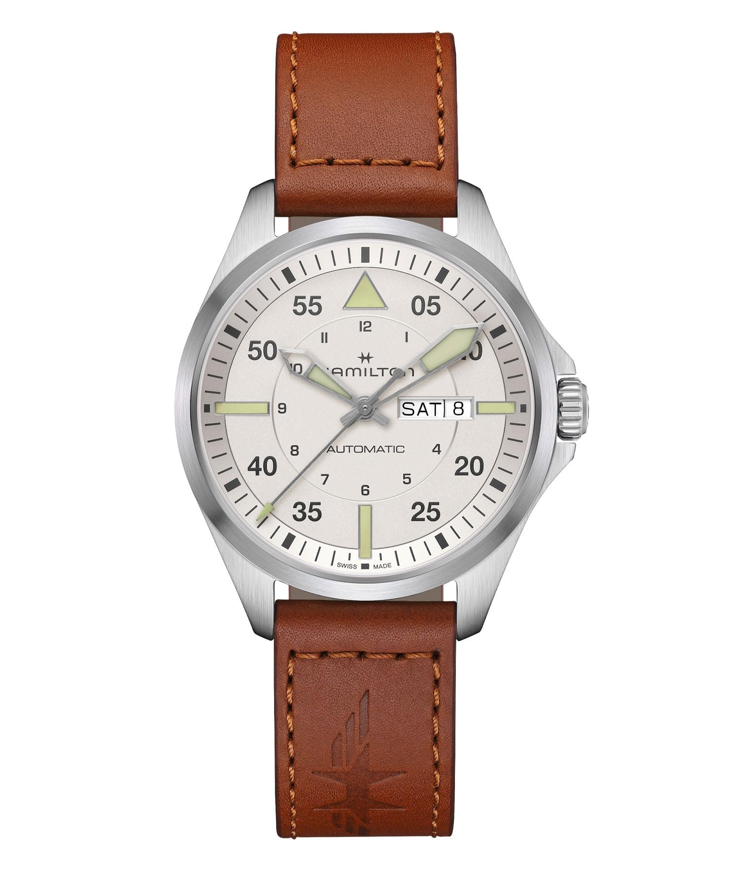 

HAMILTON Watch Regular Warranty Khaki Aviation Pilot Day Date Mechanical Automatic Winding H64635550 Gent Imported [Hamilton] [Regular Product]