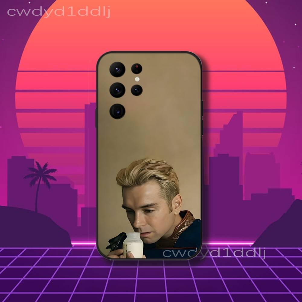 The H-Homelander Phone Case For Samsung S10,S21,FE,S21 ,S26,S25,S24,S23,Ultra,S9,S22,Plus Black Shell Cover