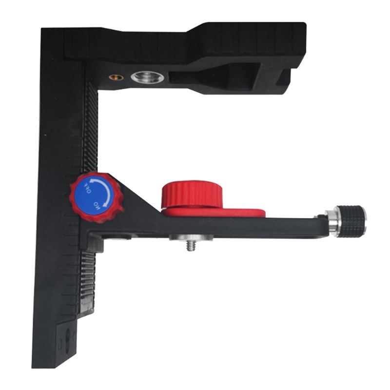 AEE4-Laser-Level Magnetic Bracket L-Shape Adjustable 5/8Inch Mount Adapter Line Laser-Positioning Base