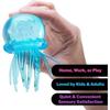 Nee Doh Jellyfish Jelly Squish Stress Toy  Special Sensory Fidget Squeeze Toy Soft Anti-Anxiety Squishy Toy for Kids Adults