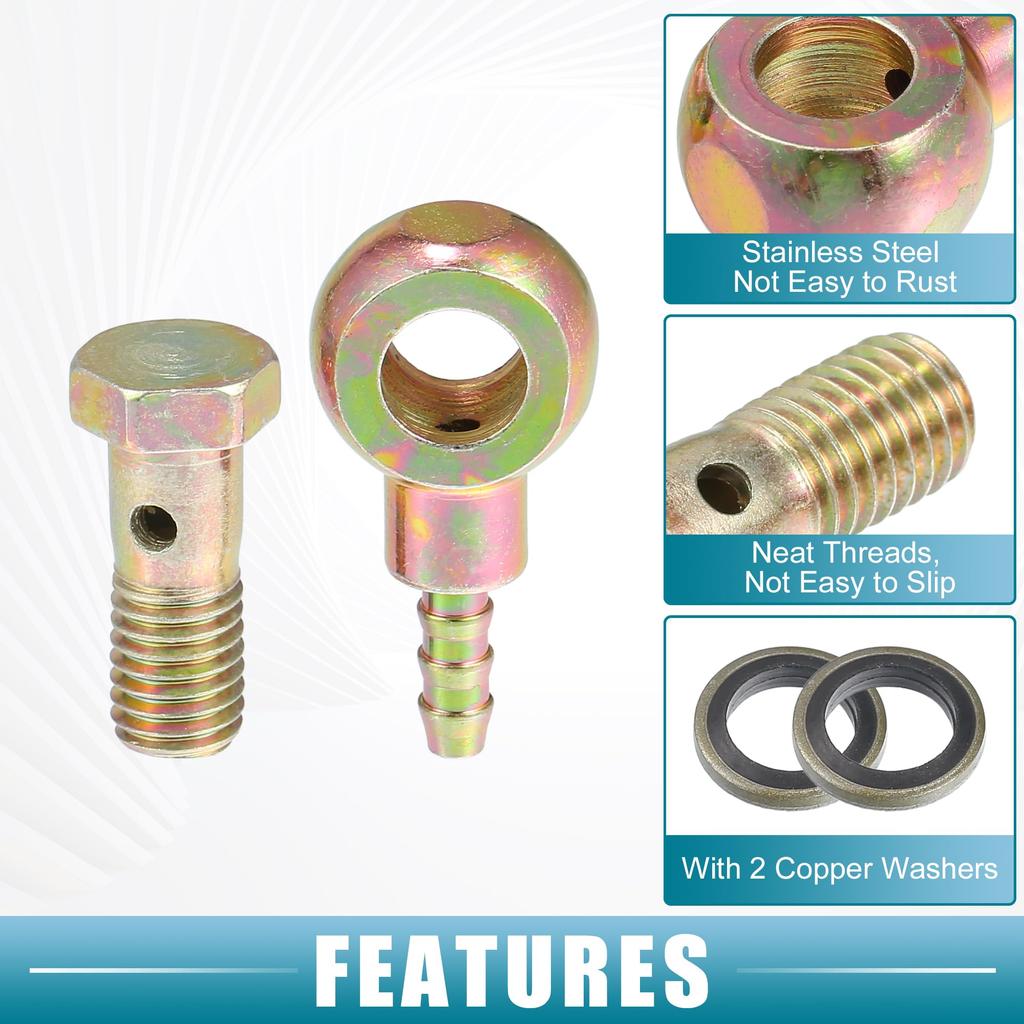 A ABSOPRO Banjo Bolt Oil Bolt Oil Cooler Screw Fitting