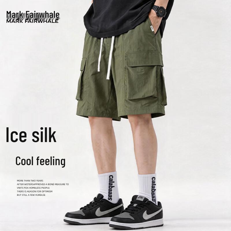 MARK FAIRWHALE Men s Ice Silk Workwear Shorts 3XL