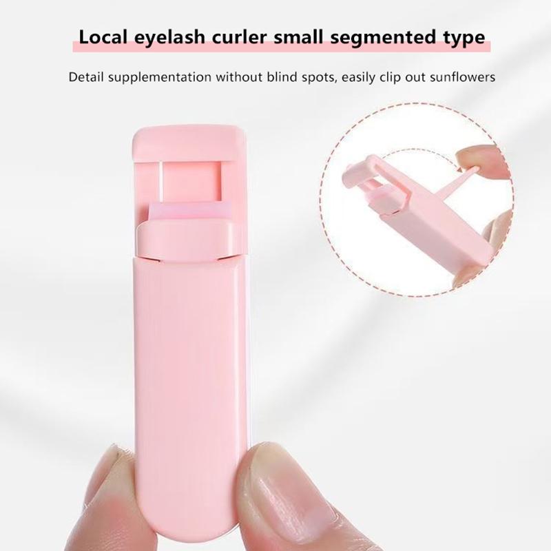 Mini Eyelash Curler Professional Multicolor Folding False Eyelashes Auxiliary Eyelash Curling Clip Beauty Cosmetic Makeup Tools