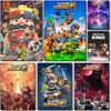 1ks Hra C-Clash Royale Klasický Vintage Plakát Samolepka Tisk Voděodolné Nástěnné Umění Pro Obývací Pokoj Ložnici Domácí Dekorace