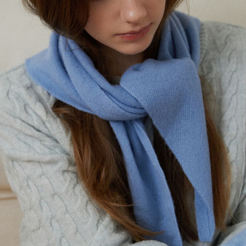 TATIANA Triangle 100% Wool Petite Muffler MF8114 8 Colors