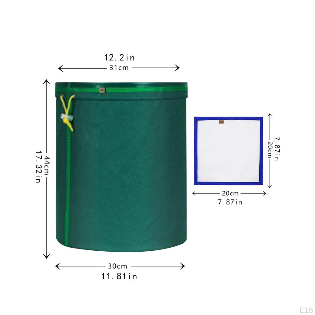 5 Gallon Nylon Strainer Bag for Kitchen Use with Pressing Screen