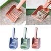 2in1 Cats Litter Scoops Set Small Pet Litter Cleaning Tool with Garbage Container Small Animal Litter Cleaner