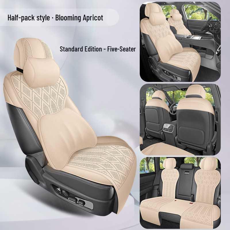 AITO M9 Suede Seat Cushions, Fit for 25 Models, All-Season, Suitable for Five/Six-Seater Cars - Car Accessories