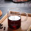 Transparent Coffee Mug Heat-resistant Tea Cup Drinkware Glass Graduated Cup  Juice